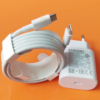 Bộ Sạc SAMSUNG Chính Hãng Sạc Siêu Nhanh 25W Chân Type C - Bảo Hành 1 đổi 1