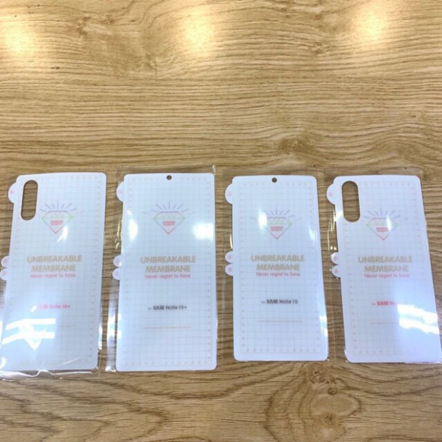 Sỉ_Dán dẻo PPF Samsung Note 10/ Note 10 Plus / Note 10 Lite/ Note 20/ Note 20 Ultra + tặng gạt dán