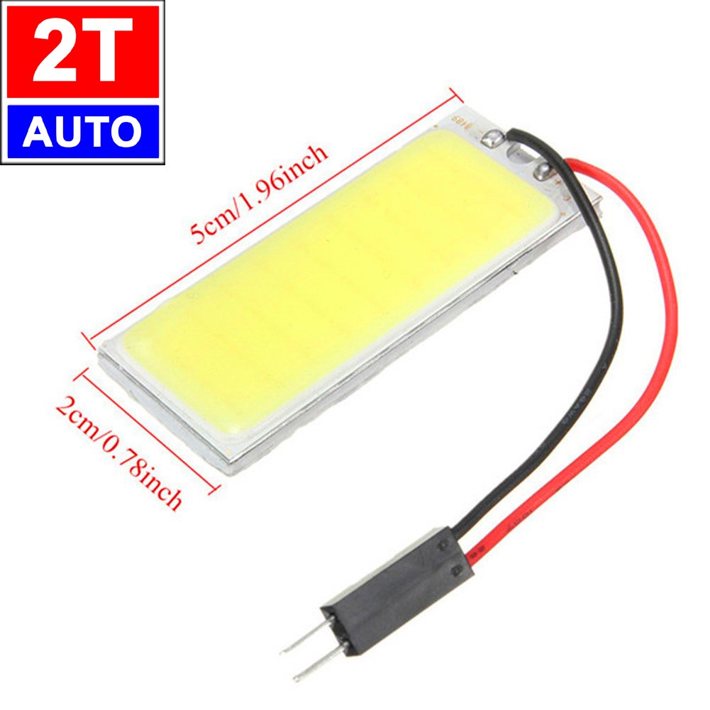 Đèn led trần, gắn cốp, đèn đọc sách cho xe hơi ô tô siêu sáng, loại COB cao cấp 2cm x 5cm  SKU:334