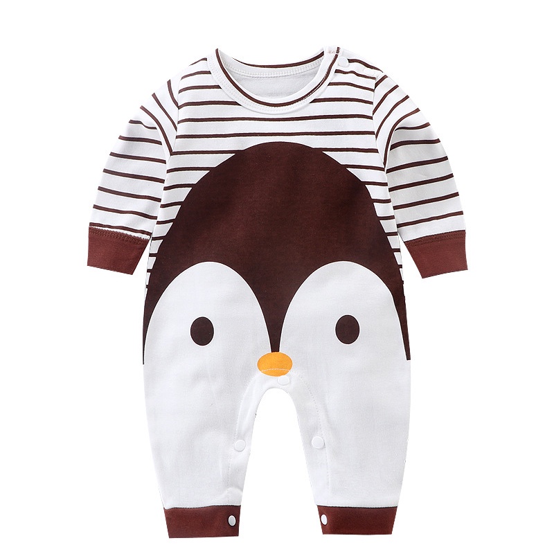 Bodysuit cho bé , bộ body dài tay liền thân sơ sinh họa tiết đáng yêu 100% cotton hàng quảng châu cao cấp _ BD18