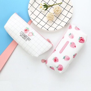 FREESHIP 99K Hộp bút/ bóp viết hình quả dâu cực cute