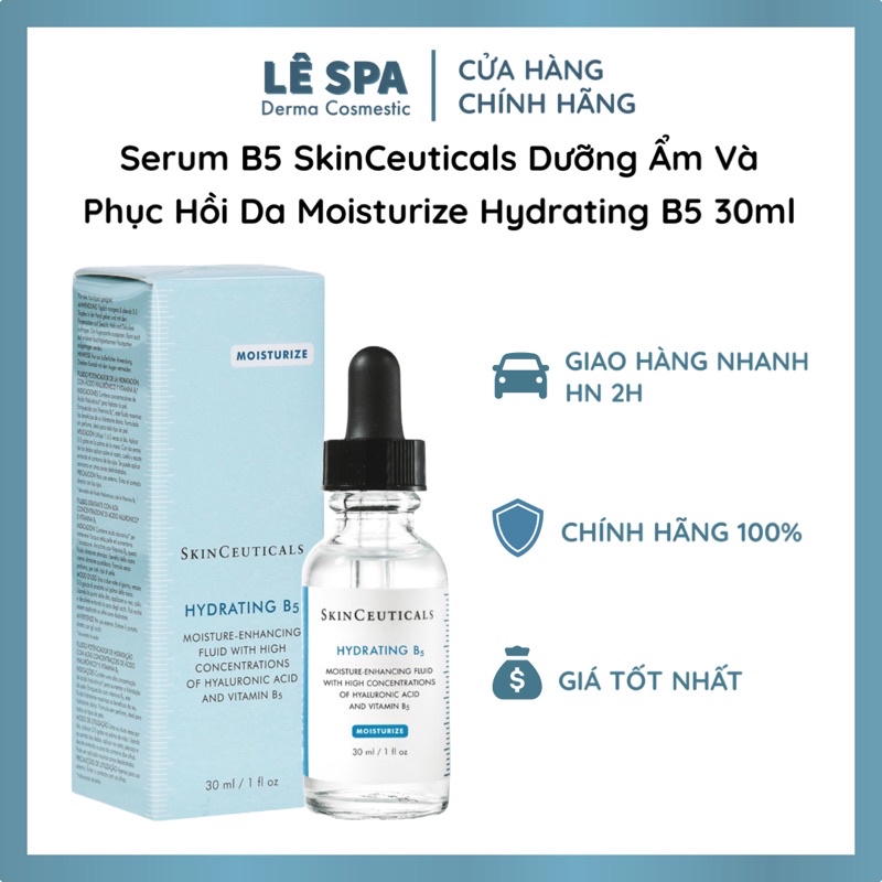 Serum Tinh Chất B5 SkinCeuticals Dưỡng Ẩm Và Phục Hồi Da Moisturize Hydrating B5 30ml
