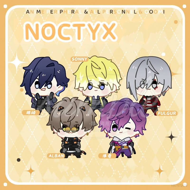 Set 5 Mô Hình Đồ Chơi Các Nhân Vật Trong Phim Hoạt Hình "Noctyx"