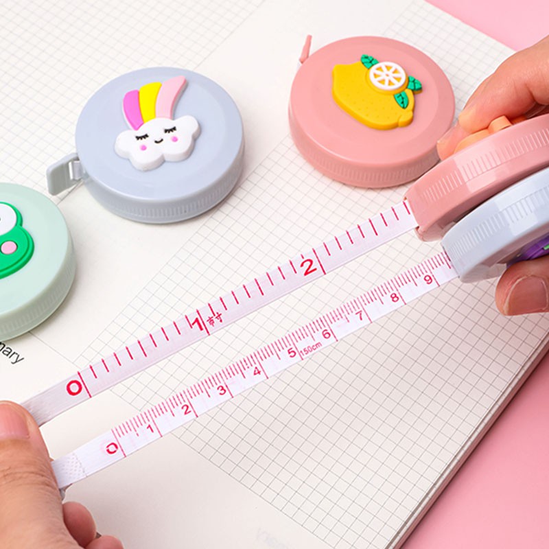 Thước dây mini thiết kế vỏ hoạt hình dễ thương nhỏ gọn đem theo bên mình