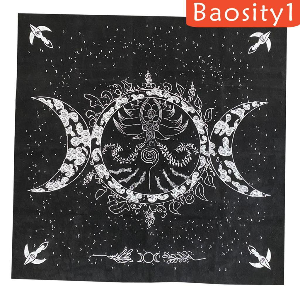 [Baosity1] Khăn Trải Bàn Bó Bài Tarot Astrology 49cm Mới