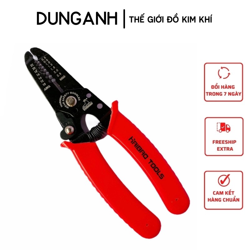 Kìm tuốt dây điện Haibao HB-D101L kìm tuốt dây - Kim Khí Dung Anh