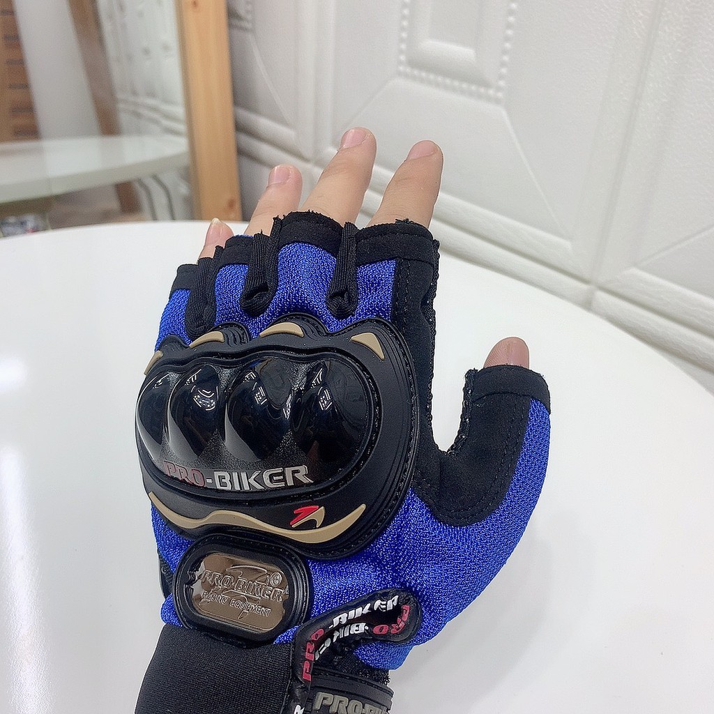 Xả hàng - Găng tay cụt ngón Phượt Probike Thể thao lái xe, vận động ngoài trời bao tay chống nắng 1M11