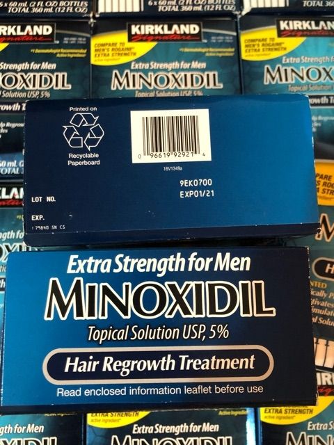 MINOXIDIL 5% KIRKLAND CỦA MỸ 🎩 CHỐNG RỤNG TÓC VÀ HÓI ĐẦU CHO NAM GIỚI