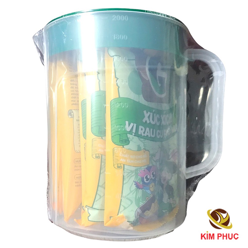 Xúc xích rau củ phô mai G 750g (30g*5 cây*5 gói) (Ca)