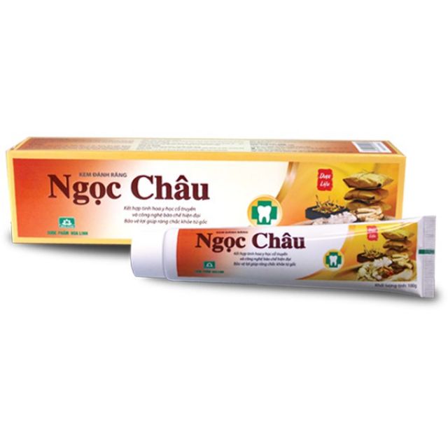 COMBO 3 TUÝP KEM ĐÁNH RĂNG DƯỢC LIỆU NGỌC CHÂU 100g