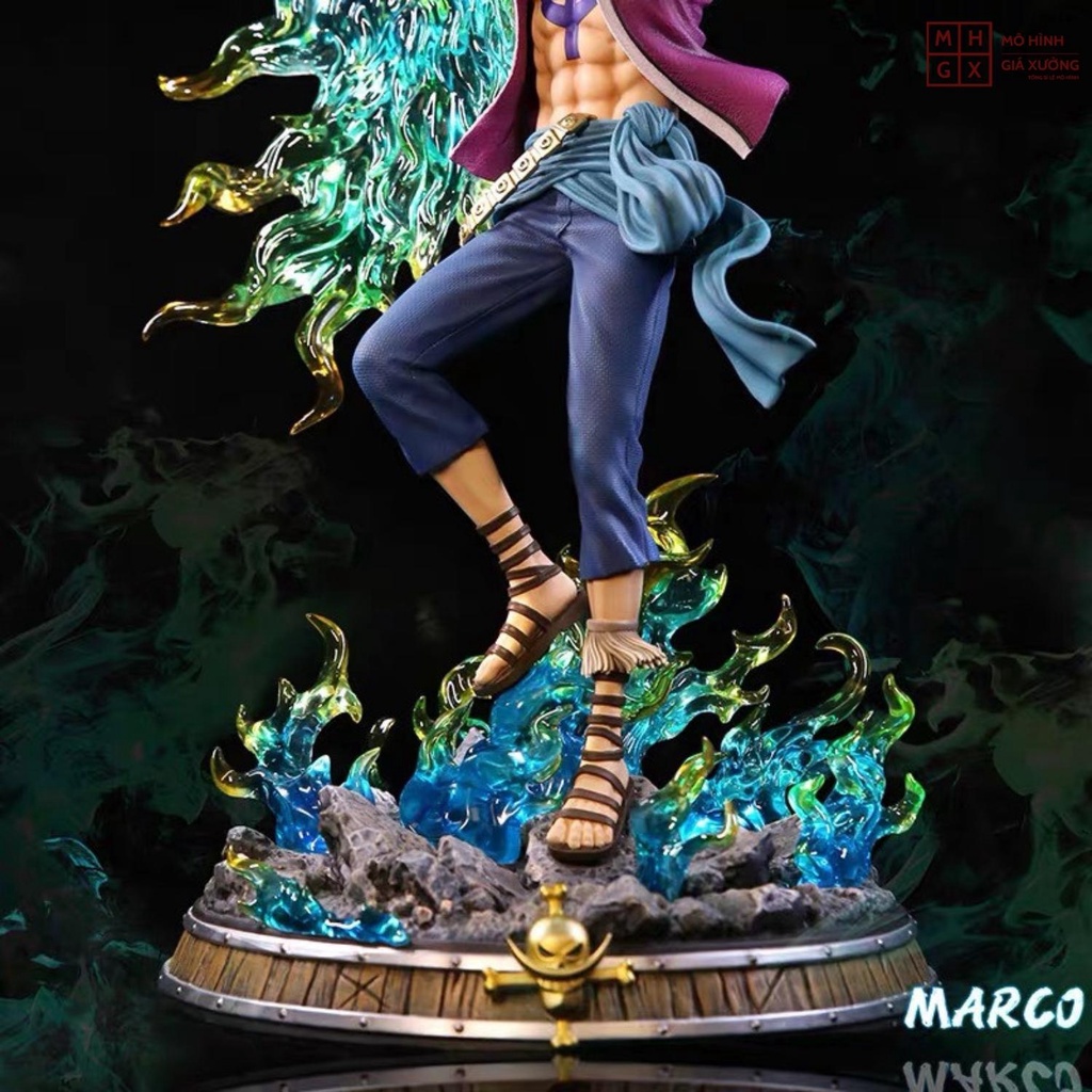 Mô hình One Piece Marco phượng hoàng Cao 45cm có đèn led tặng mô hình phượng hoàng , figure mô hình one piece giá xưởng