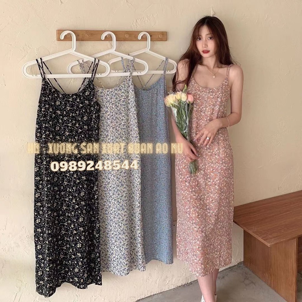 Váy 2 dây hoa nhí siêu xinh