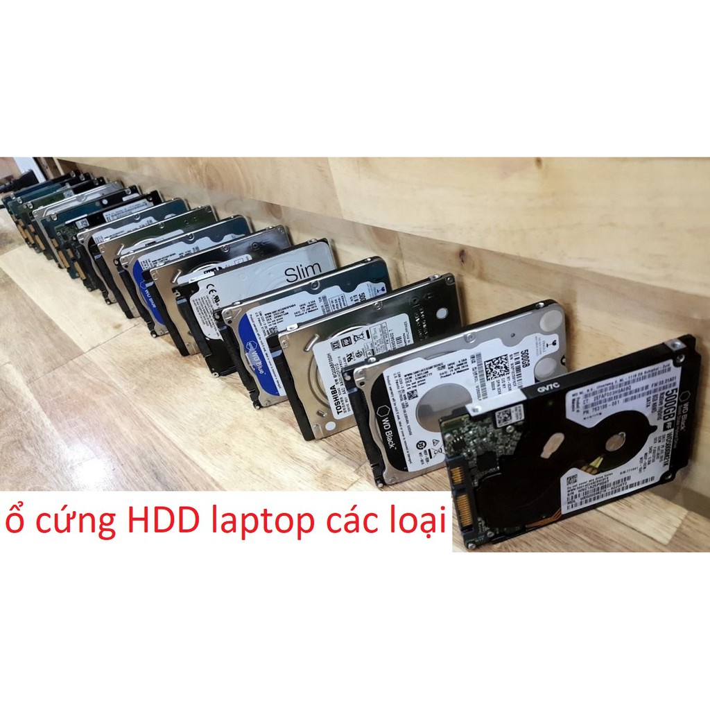ổ cứng hdd laptop 160gb 250gb 320gb 500gb 750gb 1000gb 1tb hdd 2.5" inch 7mm 9mm mỏng thin slim 5400 7200 all