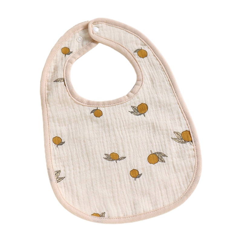 Yếm Vải Gạc 6 Lớp In Họa Tiết Hoạt Hình Dành Cho Bé