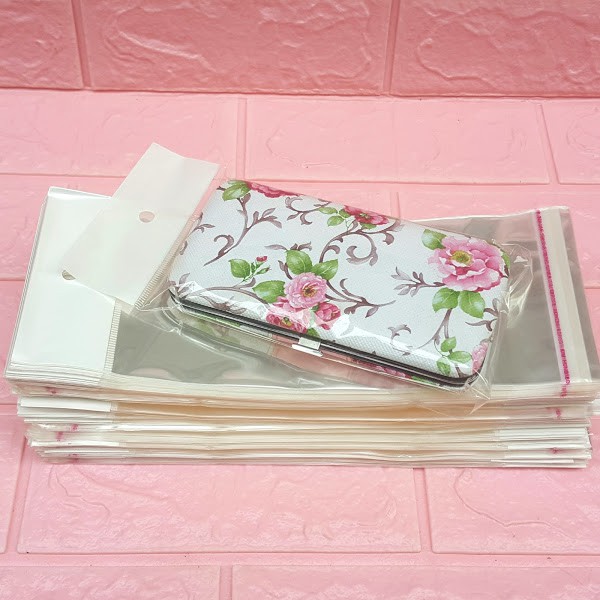 1kg Túi Opp dán mép  10x18cm  - Túi ni lông băng keo dán miệng - Bao nilon dán miệng