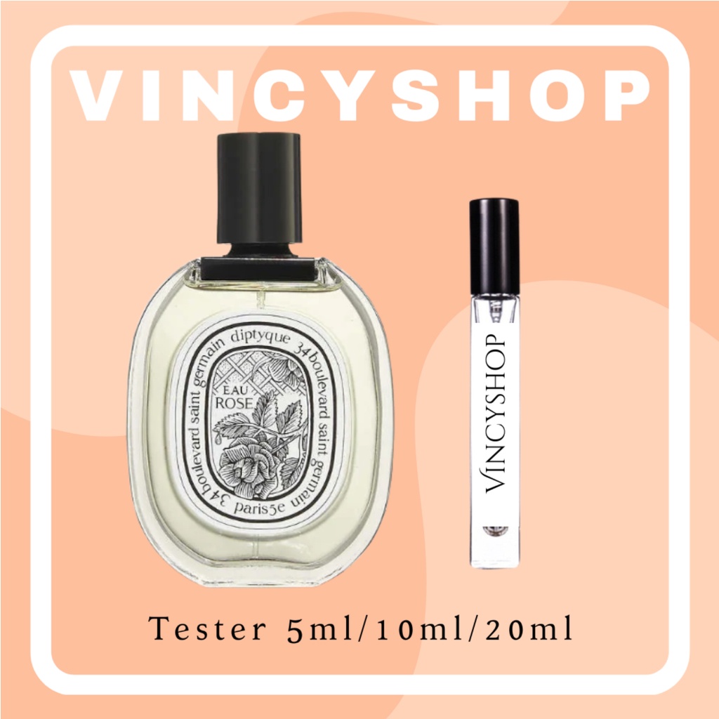 [Auth] ✅ Nước hoa dùng thử Diptyque Eau Rose EDT # 𝐕𝐢𝐧𝐜𝐲 𝐒𝐡𝐨𝐩
