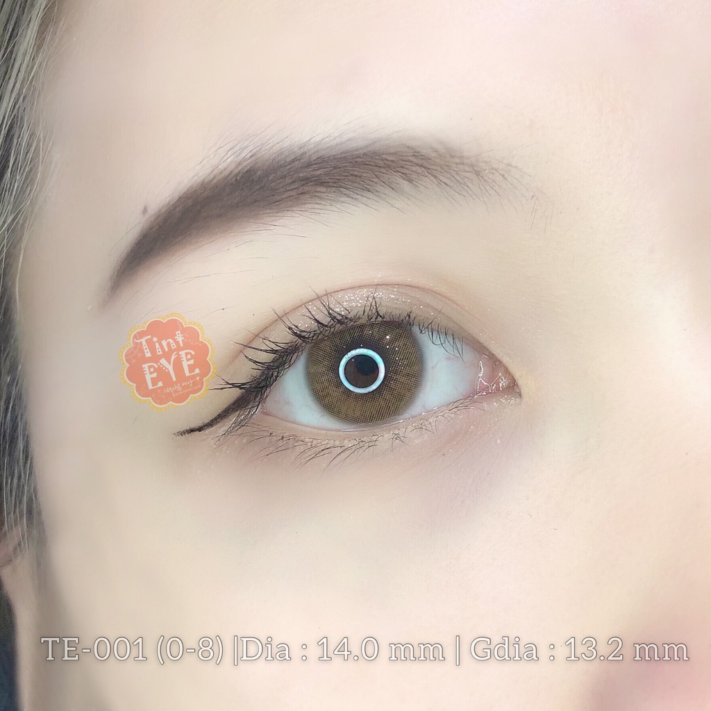 [Mã SKAMCLU8 giảm 10% cho đơn từ 100K] Kính Áp Tròng Tinteye Lens Lavie Brown TE-001