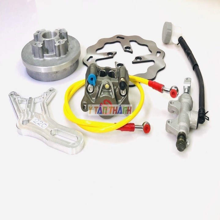 Bộ Đĩa Sau Sirius Heo Rembo Xám Đĩa 220Mm V3 MS1272