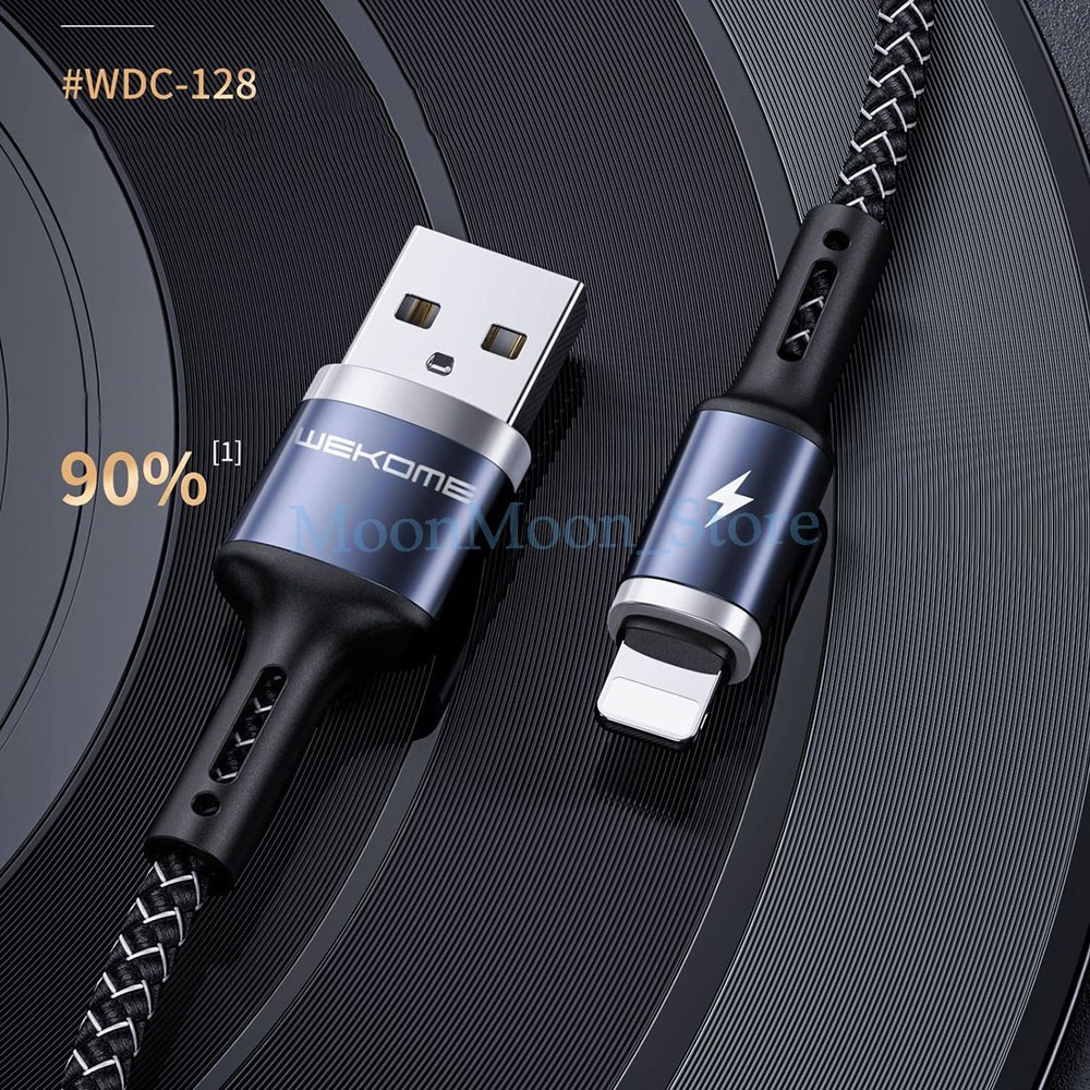 Cáp Sạc WK Design WDC 128 Kinh Kong, Chống Rối, Siêu Bền, Cáp Chính Hãng, Bảo Hành 1 Năm, Lỗi 1 Đổi 1