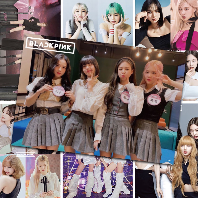 Sticker dán tường hình nhóm nhạc BLACKPINK