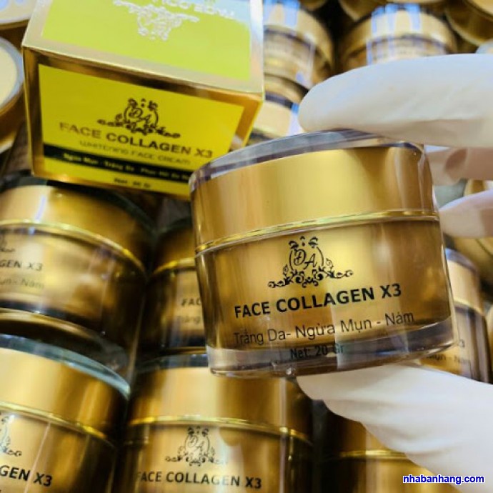 Kem face collagen x3 - ngừa nám, giảm mụn và làm trắng da