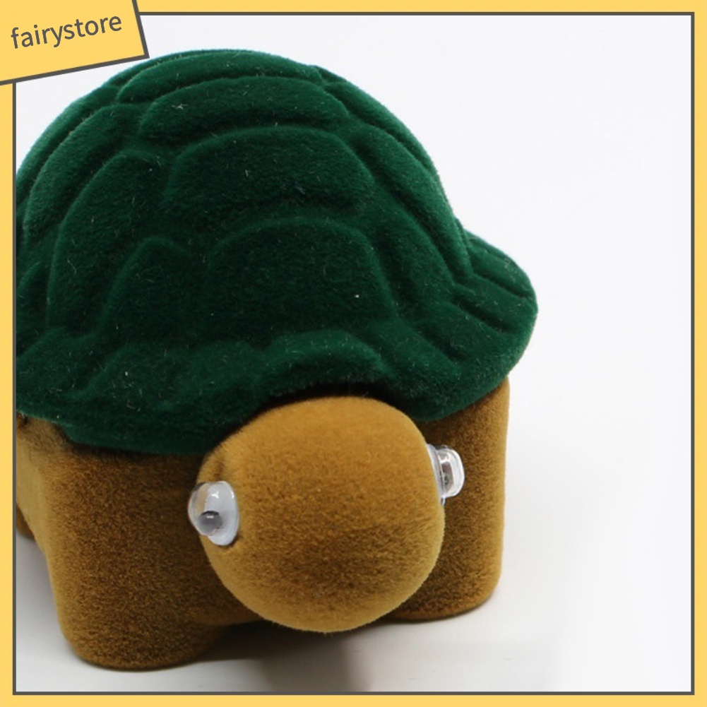 Hộp đựng trang sức nhẫn cưới hình con rùa dễ thương