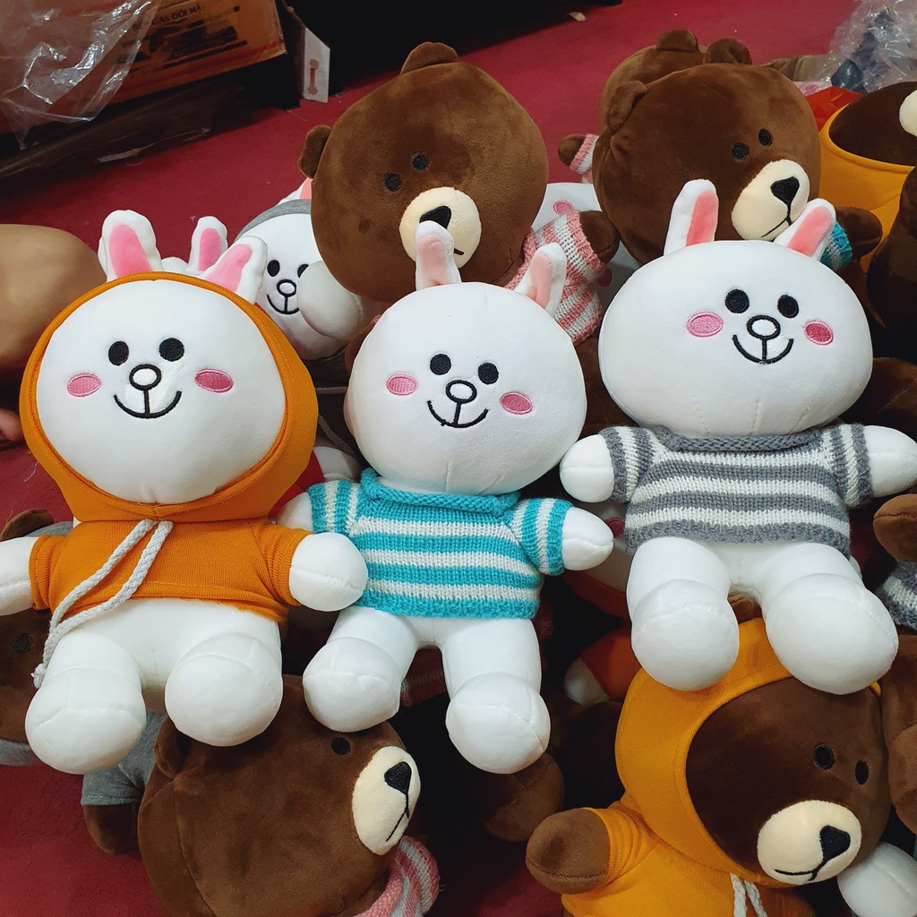 Gấu Bông Brown và Cony - Thú nhồi bông cao cấp dành cho bé yêu