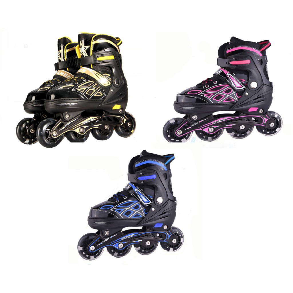 Giày trượt patin bánh xe phát sáng, điều chỉnh được 4 size ( bảo hành 3 tháng )