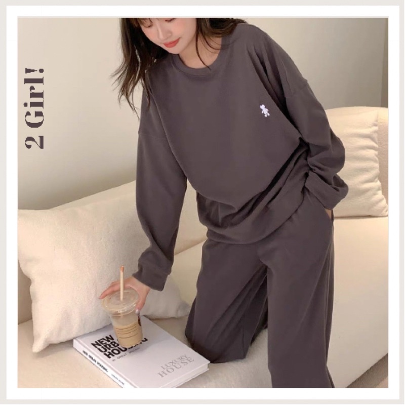 [Quảng Châu  Xịn] Set thu đông dài tay thun tăm nhung | BigBuy360 - bigbuy360.vn