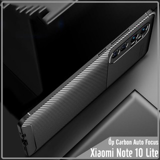 Ốp lưng cho Xiaomi Mi Note 10 Lite chống sốc Carbon Auto Focus