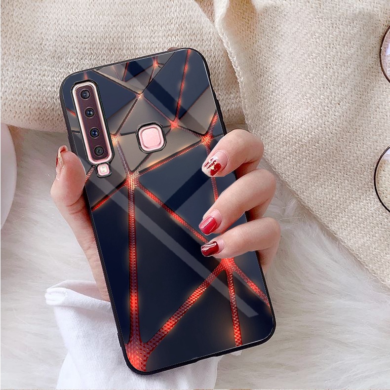 Ốp Lưng SAMSUNG GALAXY A9 2018 Mặt kính gương sáng bóng cao cấp