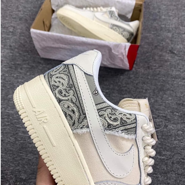 Giày thể thao  Air Force 1 Low Custom Paisley Dây Thừng nam nữ size 36-43 cao cấp