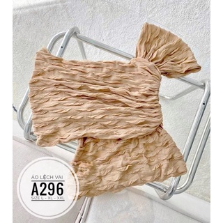 Bigsize Áo lệch vai A296