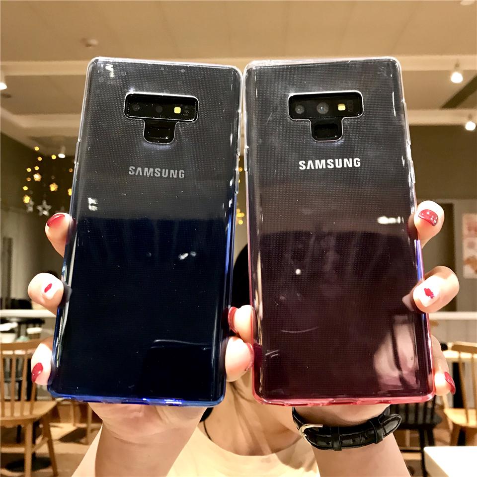 Ốp điện thoại silicon mềm trong suốt siêu mỏng cho samsung note 3 4 5 8 9 10 plus