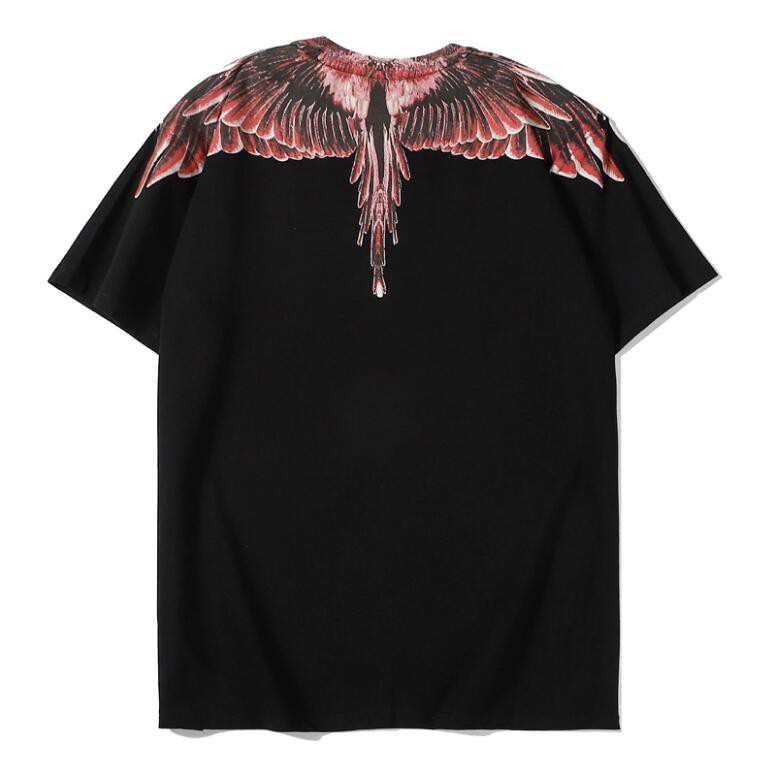Áo Thun Ngắn Tay Unisex In Hình Cánh Thiên Thần