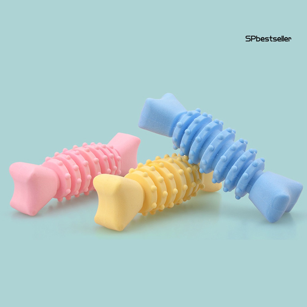 Đồ Chơi Gặm Hình Xương Cá Chống Cắn Cho Thú Cưng