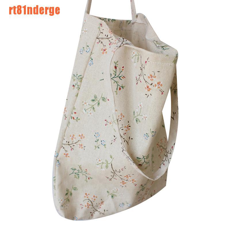 Túi Xách Vải Lanh Cotton Phong Cách Vintage Cho Nữ