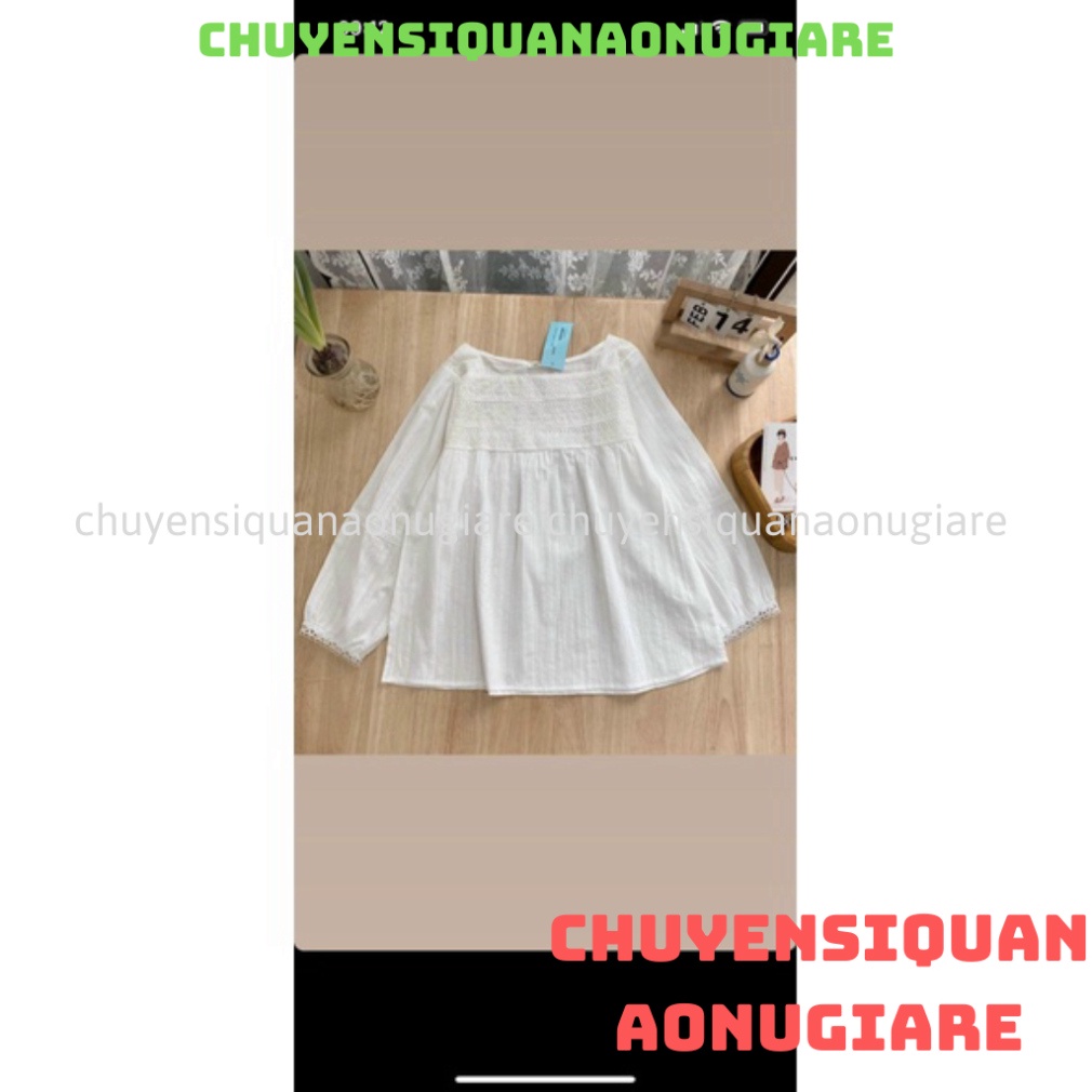 áo babydoll tay bèo tiểu thư ly ngực cổ vuông A501 chuyensiquanaonugiare