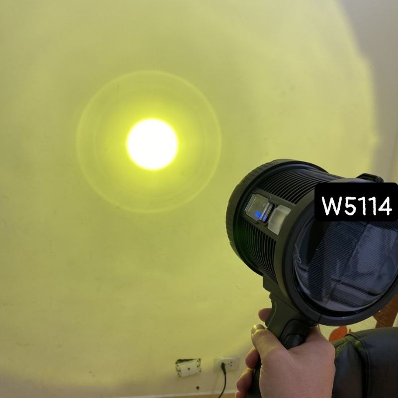 Đèn Pin Siêu Sáng W5114 Có 4 Ánh Sáng Trắng - Xanh - Vàng - Đỏ