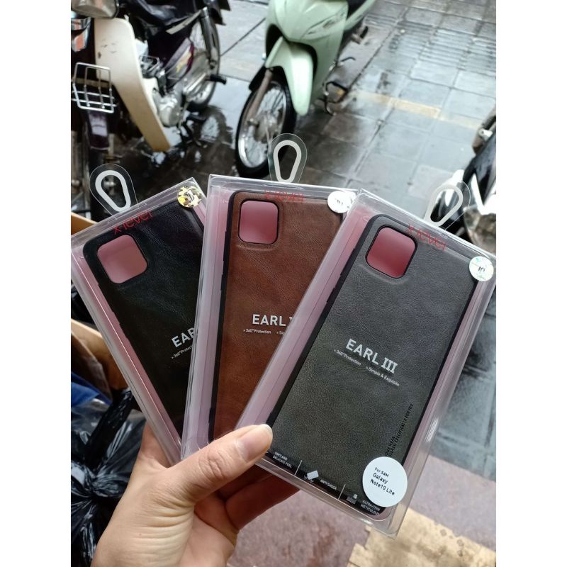 Ốp lưng da cho Samsung Note 10/ Note 10 Plus hiệu X-level Da Chính hãng