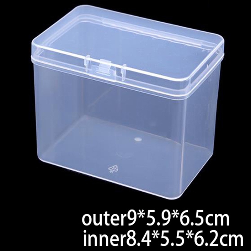 Hộp Nhựa PP Trong Suốt Kích Thước 9 * 5.9 * 6.5cm Đựng Chip Tiện Dụng