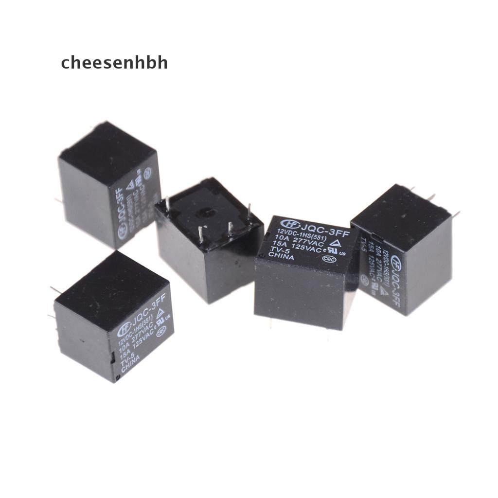 Set 5 Rơ Le Điện 12vdc Srd-S-112Dm 15a 125vac 4pins 0 0 0 0 0 (Cheesenhbh)