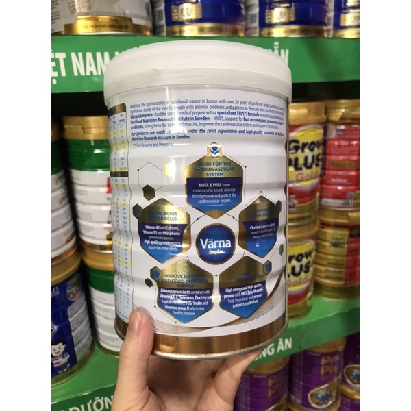 Sữa Nutifood Varna Complete 850G