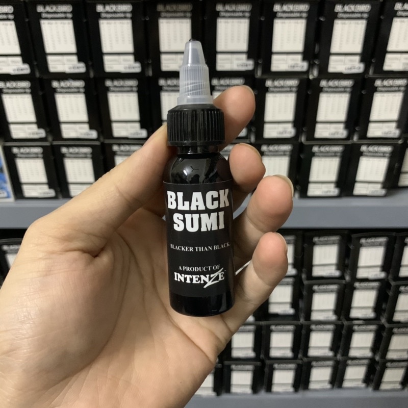 Mực màu đen xăm hình black sumi chính hãng usa