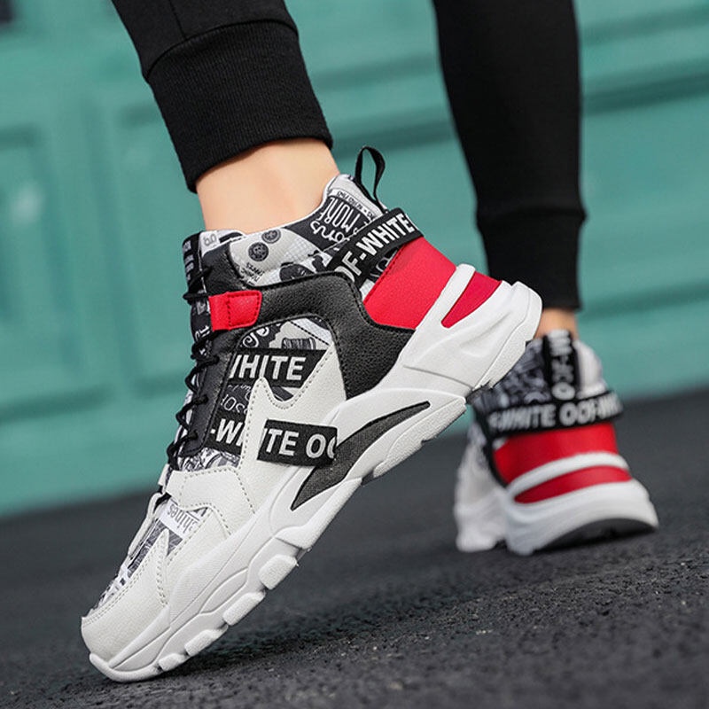 Giày Thể Thao Nam Cổ Cao Thời Trang Hàn Quốc Năng Động