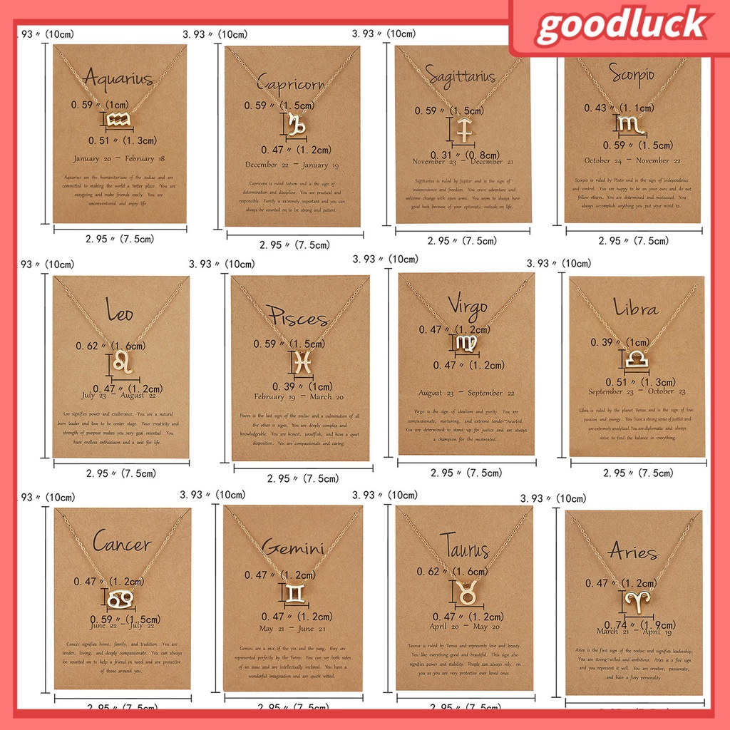 Vòng cổ Mạ Vàng Mặt Hình Chòm Sao Thời Trang Cho Nữ