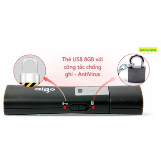 Thẻ nhớ 8GB có công tắc chống ghi, chống mã độc, đảm bảo an toàn thông tin, sử dụng  hàng ngày hoặc làm quà tặng