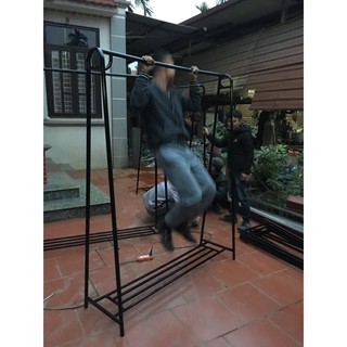 GIÁ TREO VÁY CƯỚI cao 1m8 dài 1m5 hàng khung thép phun sơn tĩnh điện bền đẹp