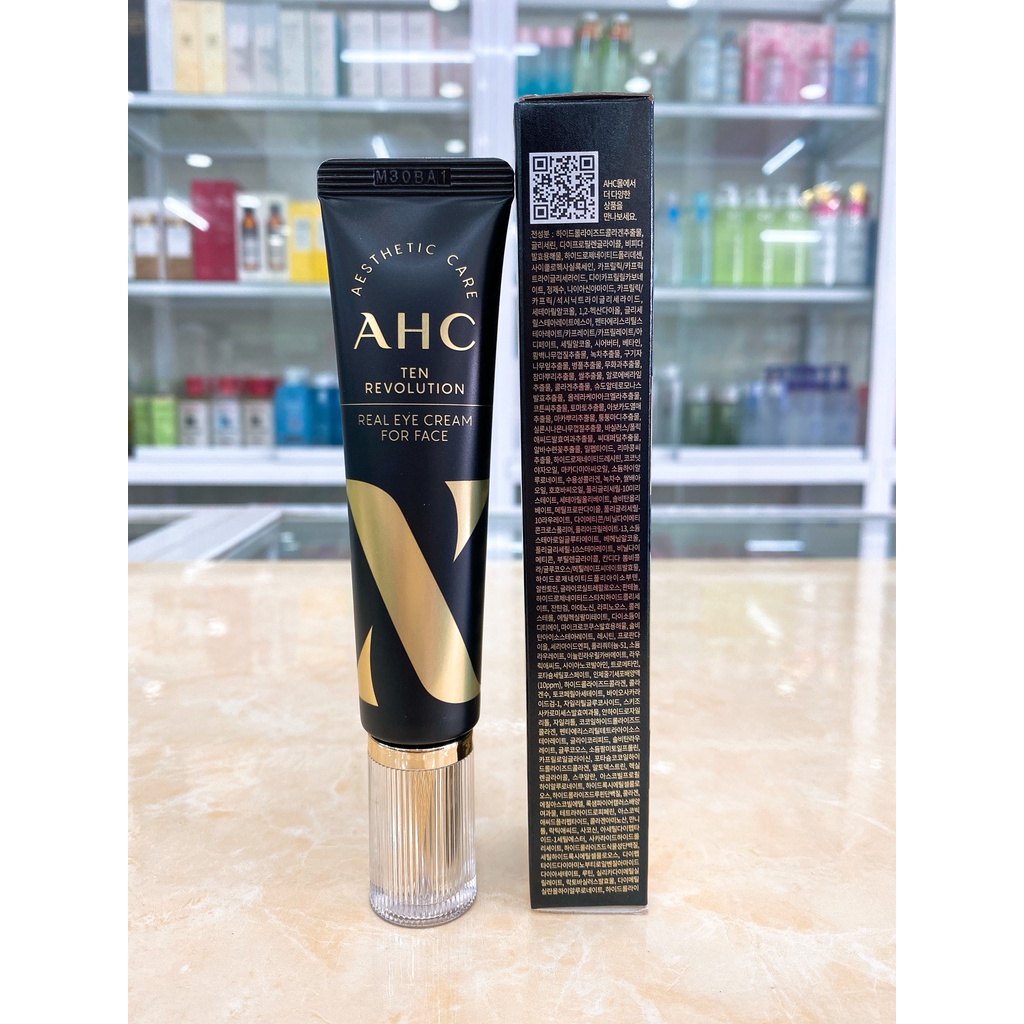 Kem Dưỡng Mắt Cải Thiện Nếp Nhăn AHC Ageless Real Eye Cream For Face 12ml - 30ml MẪU MỚI 2022