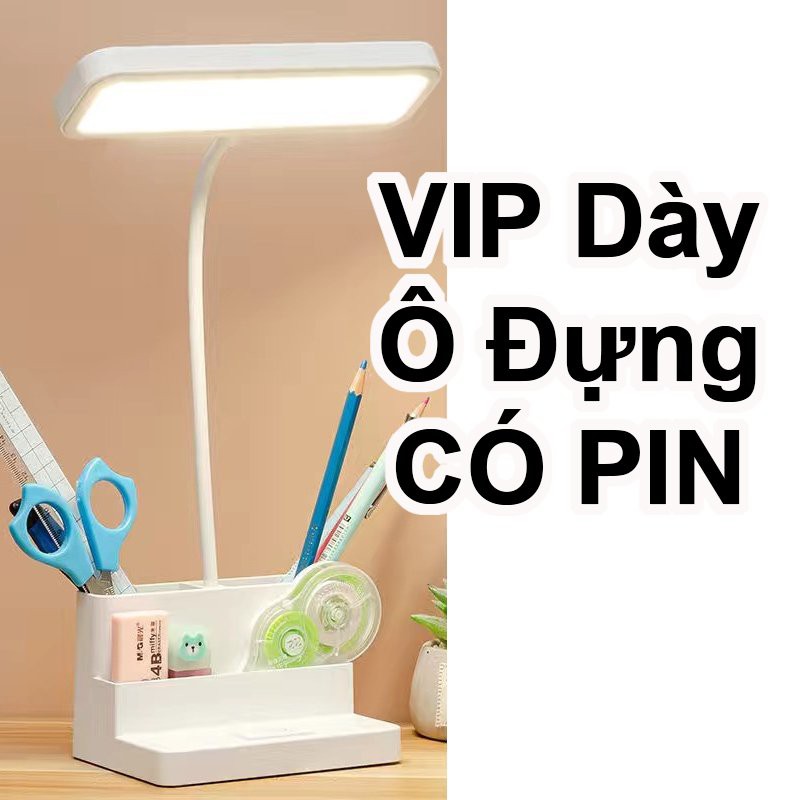 Đèn bàn đọc sách 3 chế độ LED chạm cảm ứng tiện lợi